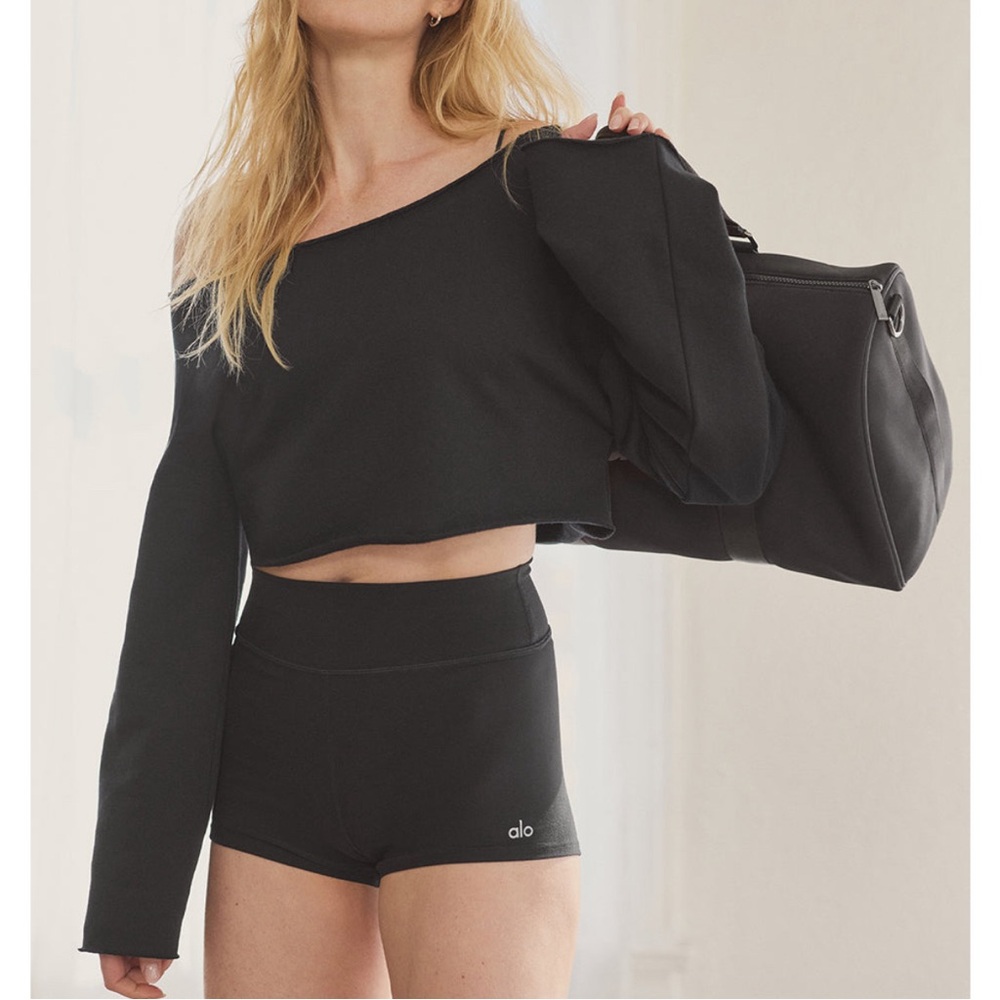 NWT Barre Crop Long Sleeve